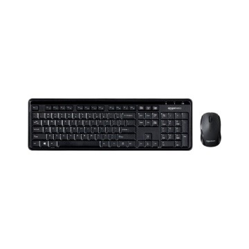 Amazon Basics 2.4GHz Wireless Computer Keyboard and Mouse